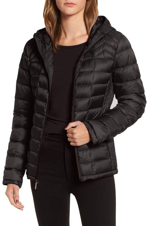 michael kors packable down puffer coat macy& 39|Michael Kors lightweight down jacket.